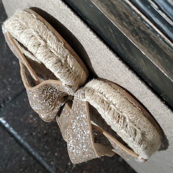 Joie Womens Ianna Espadrille Gold Sandals - Picture 4 of 13